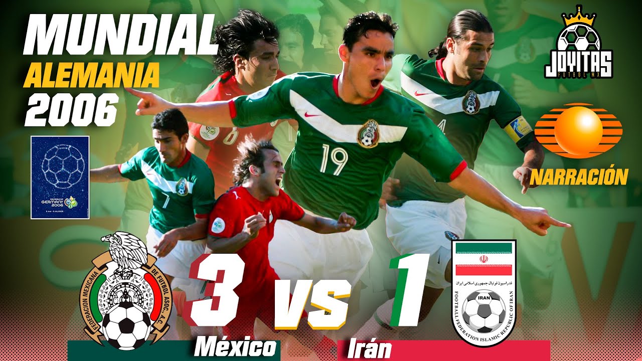 DOBLETE de OMAR BRAVO y el GOLAZO de SINHA ⚽️ NARRACIÓN Televisa 🎙️ México vs Irán en Alemania 2006