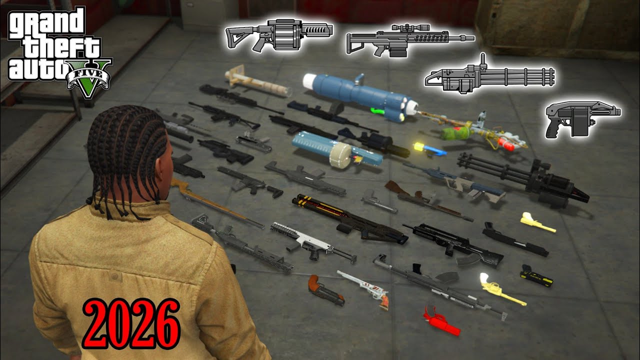 GTA 5 - How To Unlock Secret Weapons! (PS3,PS4,PS5,PC,XBOX)