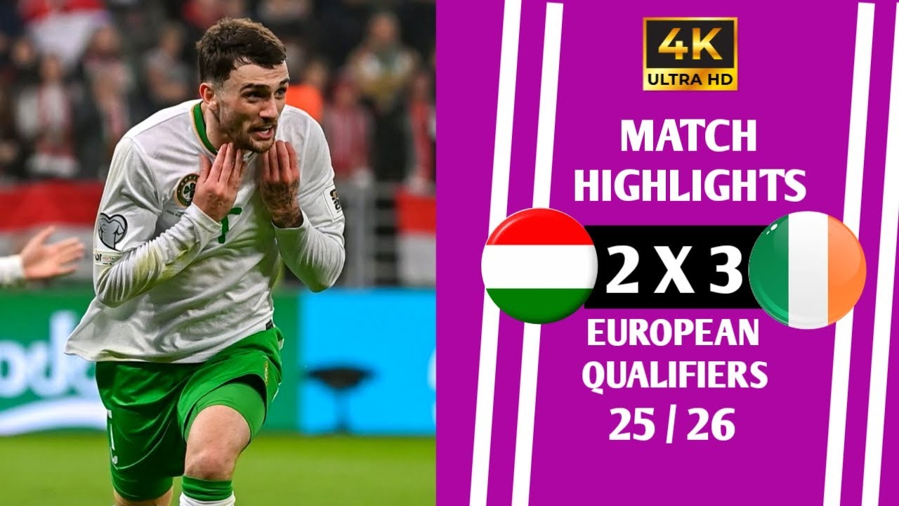Hungary vs Ireland Full highlights | T. Parrott to the rescue 🔥 | UEFA World Cup Qualifiers 25/26.
