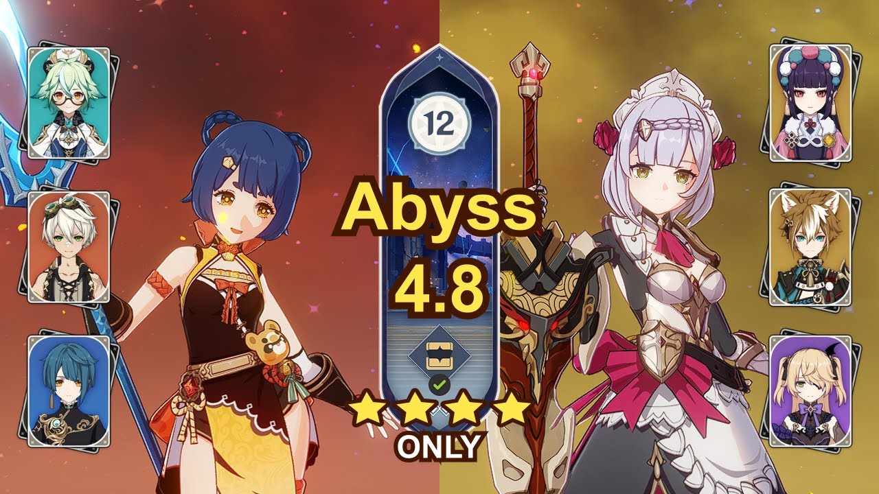 Sucrose National | Noelle | Spiral Abyss 4.8 | Genshin Impact