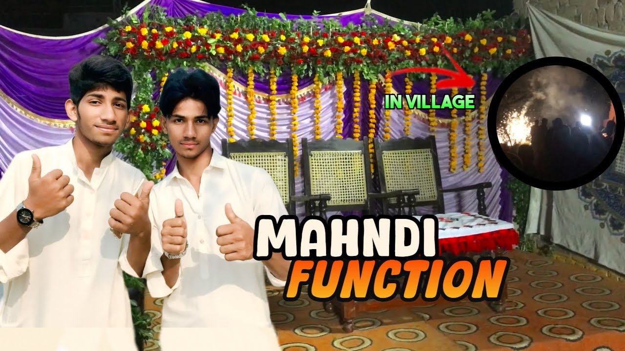 Mehndi Function in Village | Sab ny boht enjoy kia | armaniqbalvlogs
