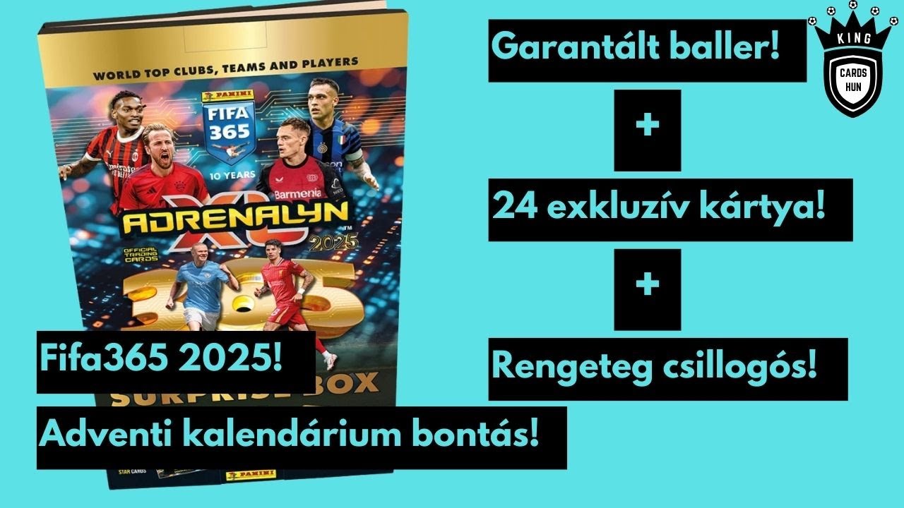 Fifa 365  2025 Adventi kalendárium bontás!