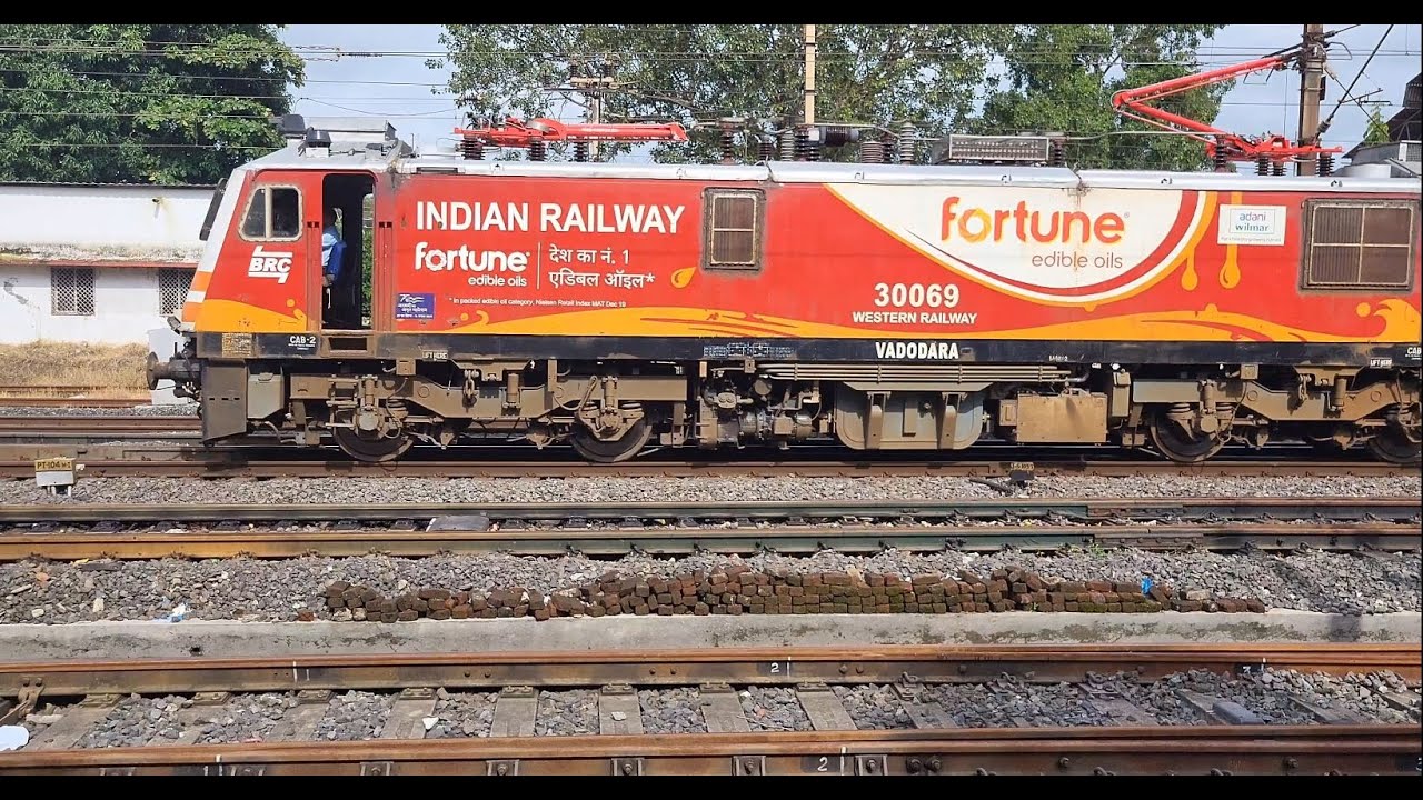 12480 Suryanagari Express | Mumbai to Jodhpur | Track Sound | 4K