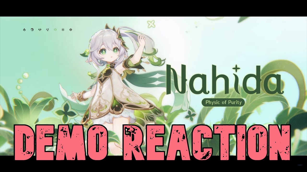 Nahida Character Demo (Dendro Archon) Genshin Impact | GoldDemon12 Reacts