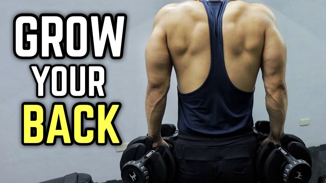 5 Dumbbell Exercises Para Lumaki ang LIKOD | Dumbbell BACK Workout | Philippines