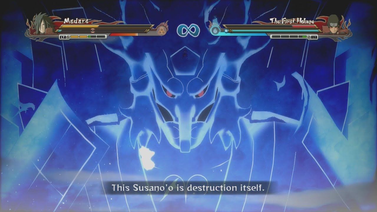 Naruto Shippuden Ultimate Ninja Storm Revolution - Sage Hashirama vs Pefect Susano Madara