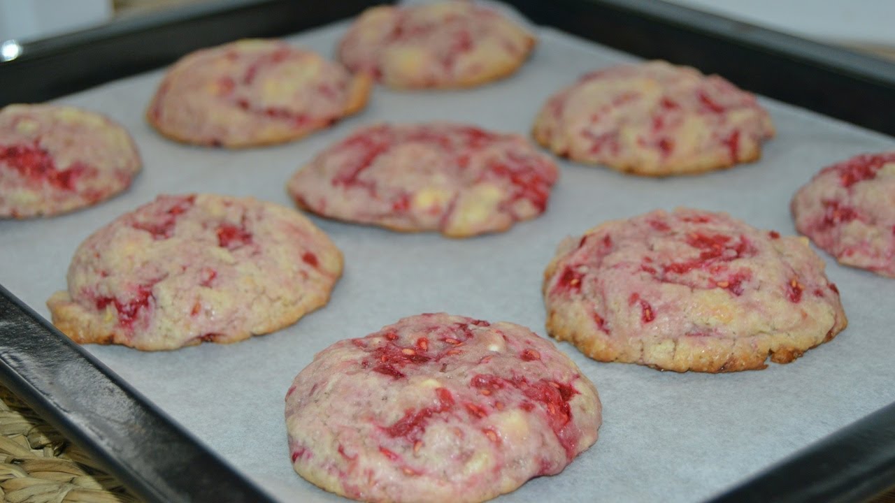 COOKIES DE FRAMBUESA y CHOCOLATE BLANCO ¡IRRESISTIBLES!