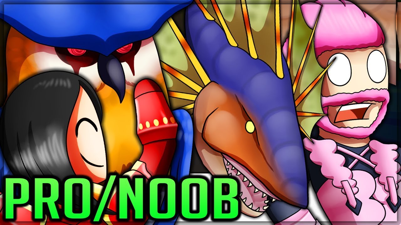 LEGENDARY HIP CHECK - Pro and Noob VS Monster Hunter Generations Ultimate! #mhgu