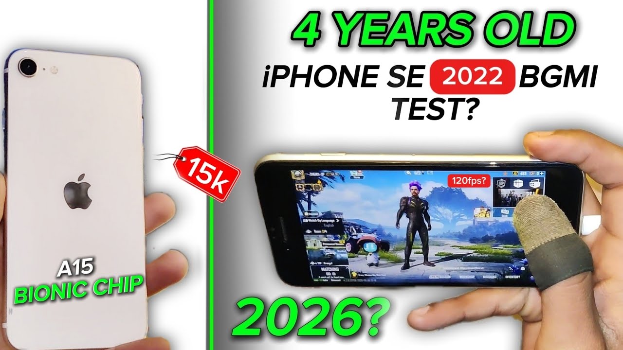 iPhone SE 2022 5g in 2026 BGMI Test🔥 BATTERY? FPS? 