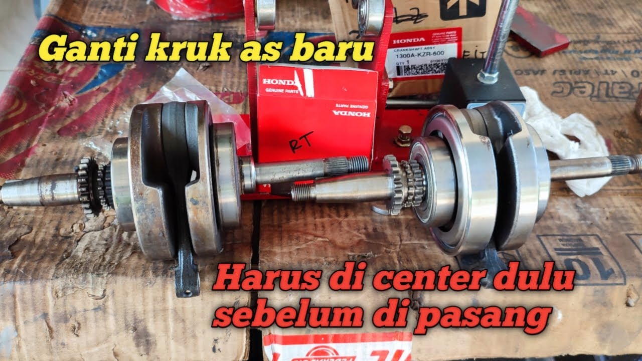 Kruk as vario,biarpun baru harus di senter dulu,supaya lebih awet dan joss