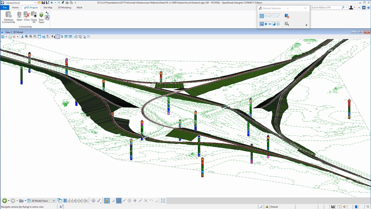 OpenRoads Designer - Integrating Geotechnical Data