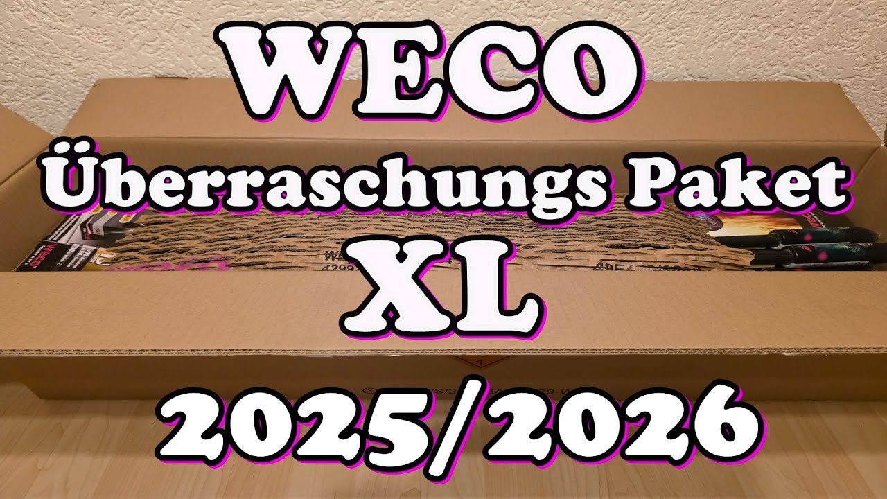 Weco Überraschungspaket XL 2025/2026 I Lohnt sich das Weco Ü-Paket noch? I Pyro Man