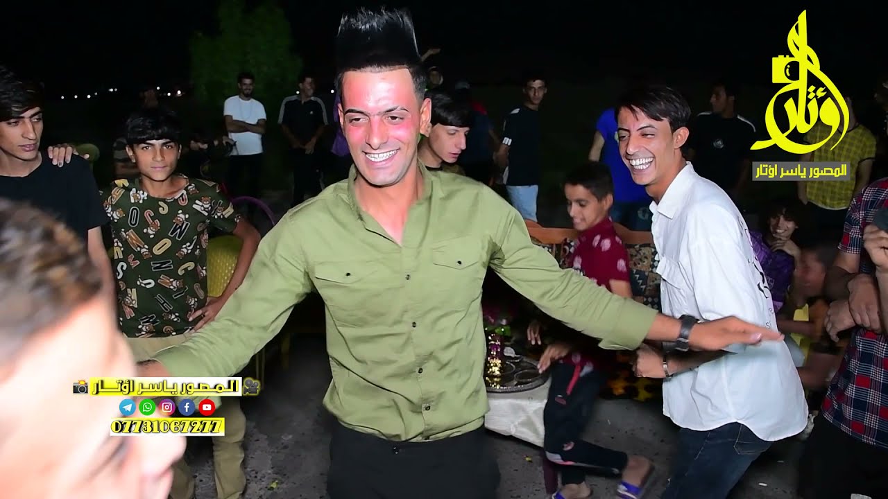 يدللون شباب جسر ديالى يخبلون الف مبروك حفل زفاف علي عباس