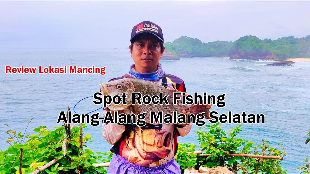 Lokasi Mancing Kakap Merah Spot Rock Fishing Alang-Alang Malang Selatan #mancingtebing #mancingruwet