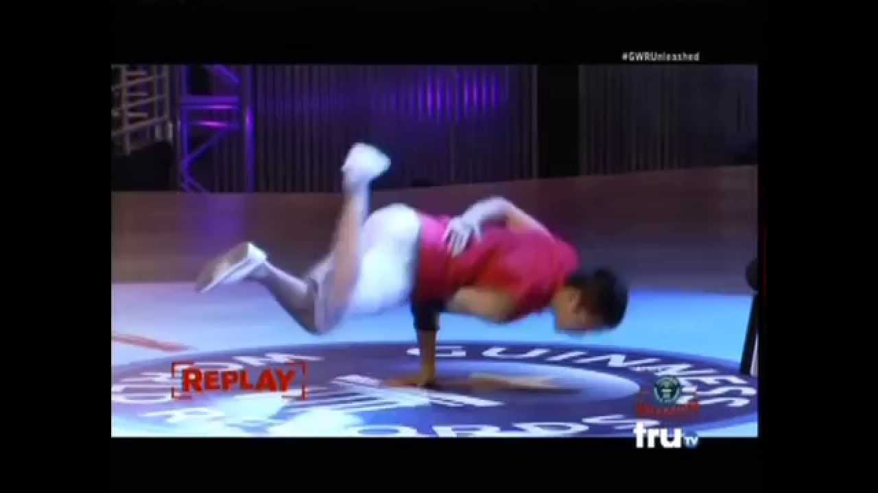 Bboy Fishy OFFICIAL Jackhammer Hops  Guinness World Record 2013 (49)