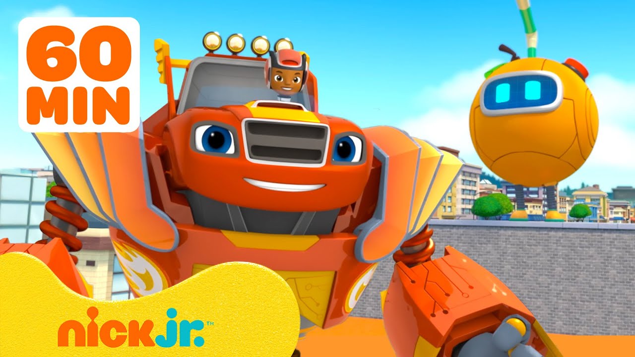 Blaze Shrinks an Orange Juice Robot & More NEW Episodes! 🍊 | 60 Minutes | Nick Jr.