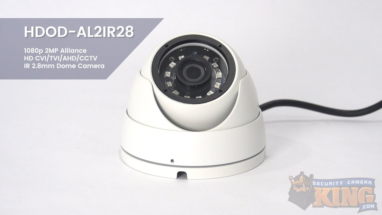 REVIEW - HDOD-AL2IR28 - 1080p 2MP Alliance HD CVI/TVI/AHD/CCTV IR 2.8mm Dome Camera