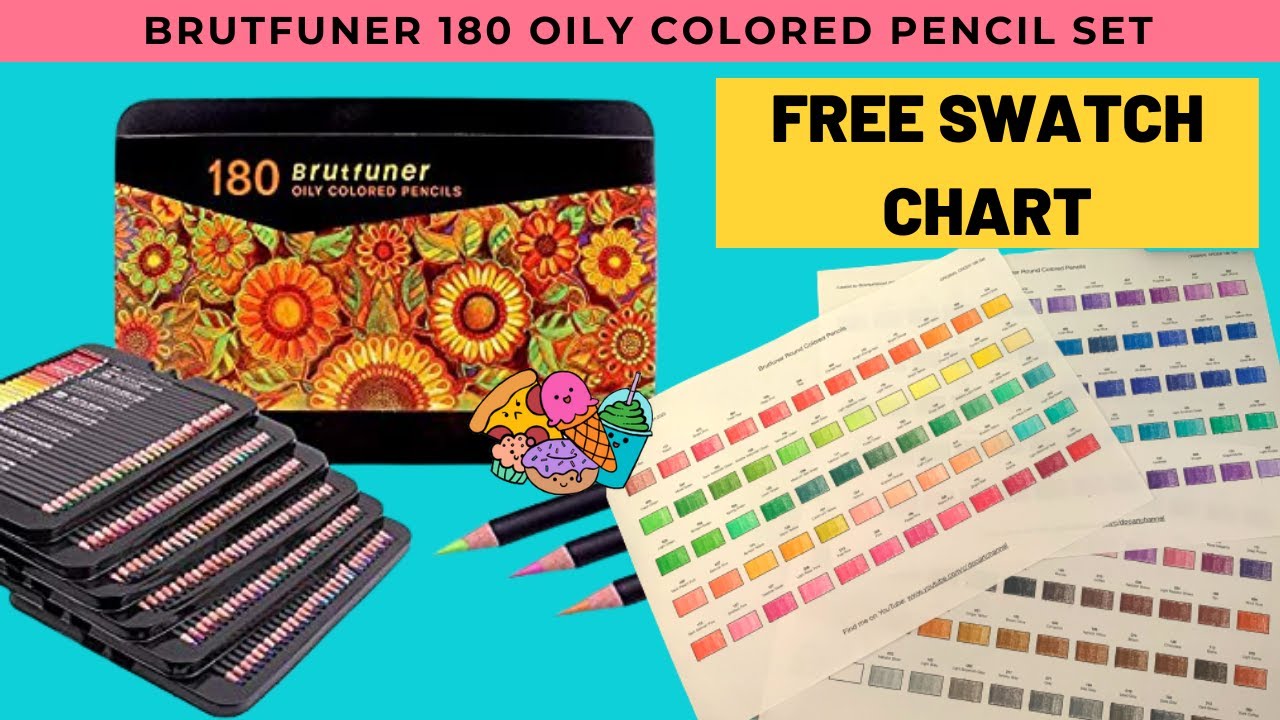 Brutfuner 180 Round Barrel Colored Pencil Set