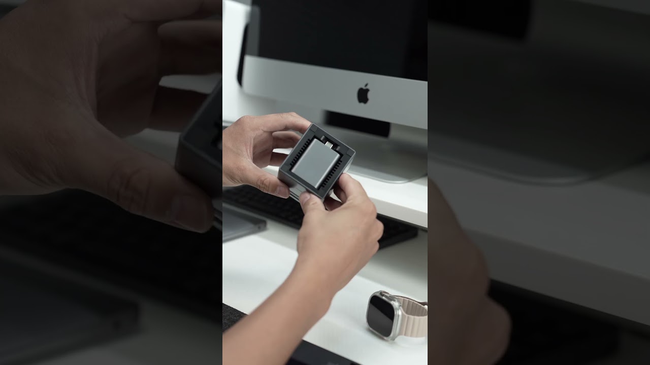 Adjustable MagSafe 3-in-1 Wireless Charging Station for Multiple Apple Devices, Portable Stand