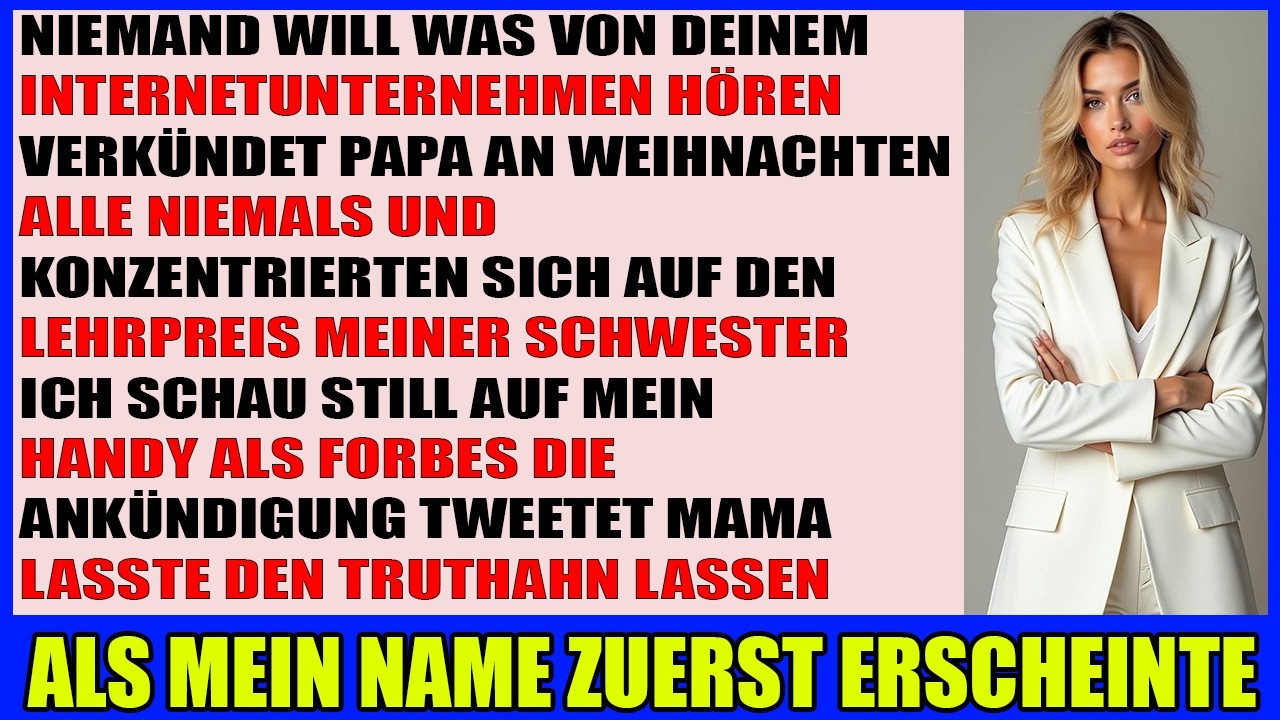 Familie verbot mir über Karriere zu reden  bis Forbes 30 Under 30 erschien