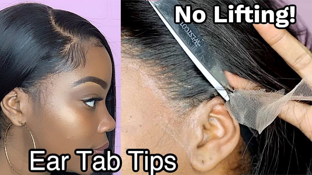 How To: Cut Ear Tabs + Tips for Custom Install| No Lifting| ft Myfirstwig.com