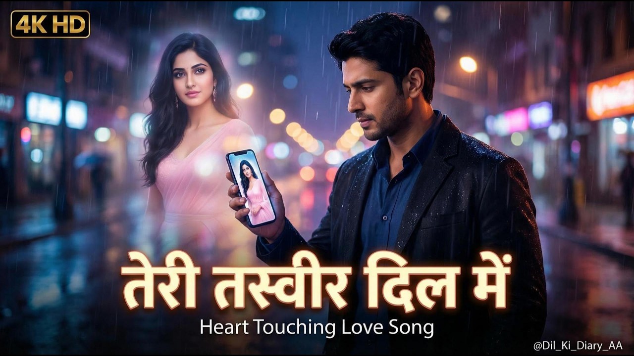 तेरी तस्वीर दिल में | Heart Touching Love Song | Emotional Romantic EDM | @Dil_Ki_Diary_AA