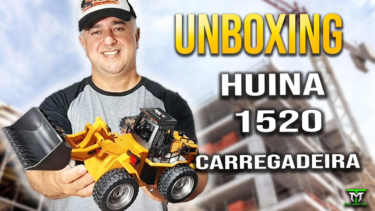 HuiNa 1520 CARREGADEIRA unboxing e testes iniciais  ! muito legal e barato