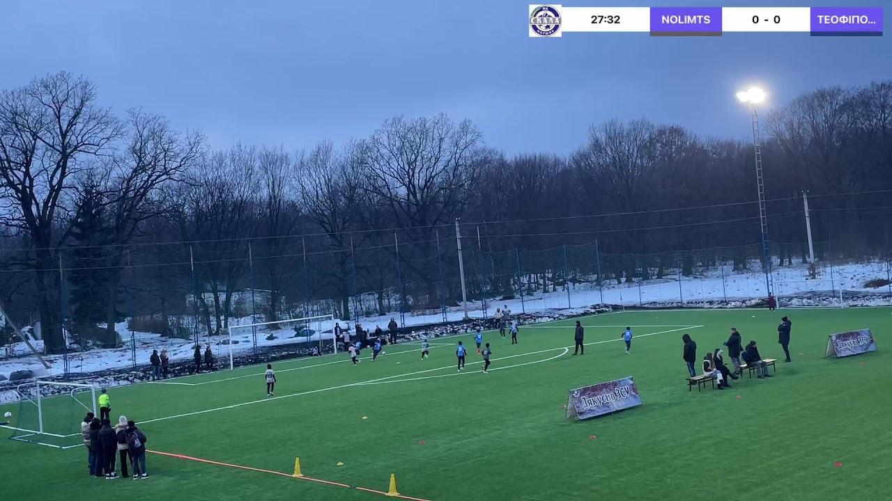 Morshyn winter cup U-10 14.02 Поле 3
NOLIMTS   VS ТЕОФІПОЛЬ