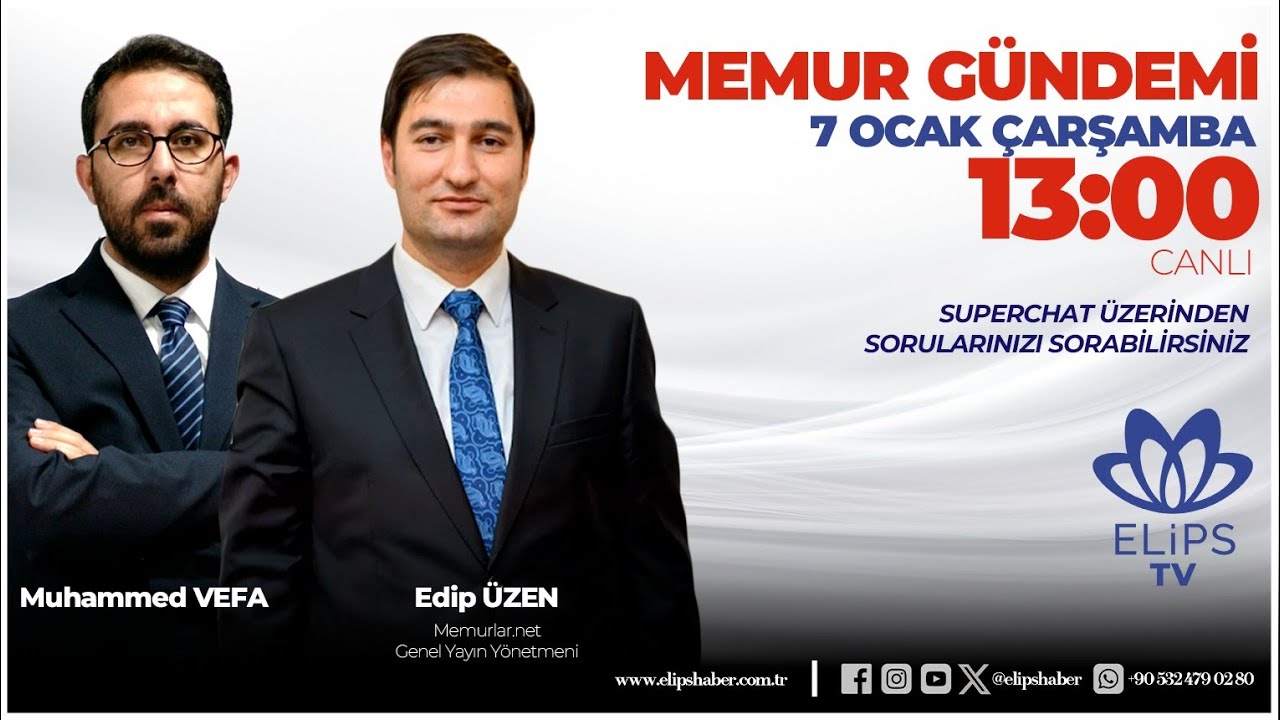 #canlı | Memurlar ne kadar zam aldı?  |  memurlar.net Genel Yayın Y&ouml;netmeni Edip &Uuml;zen