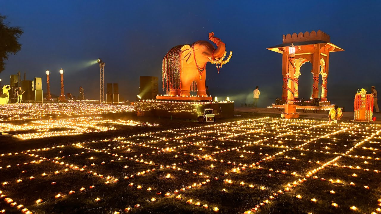 Delhi Deepotsav 2024 @Vasudev Ghat