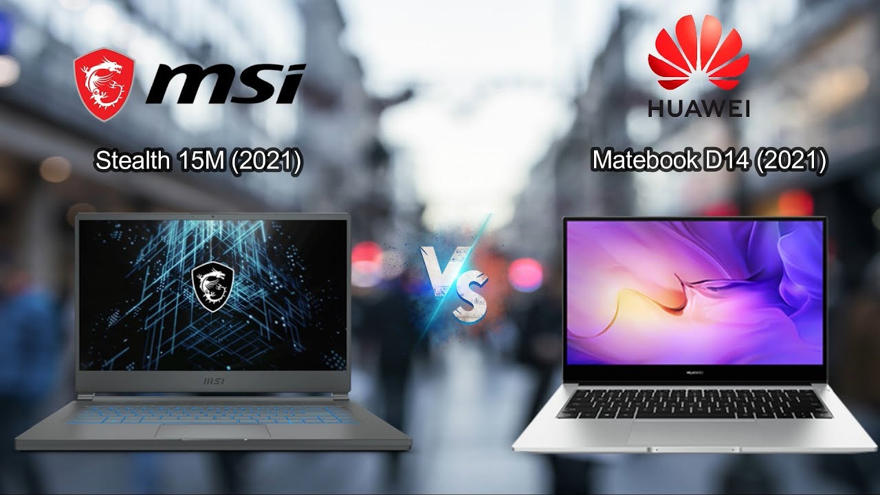 MSI Stealth 15M A11UEK (2021) vs Huawei Matebook D14 (2021) | AFFORDABLE laptop.