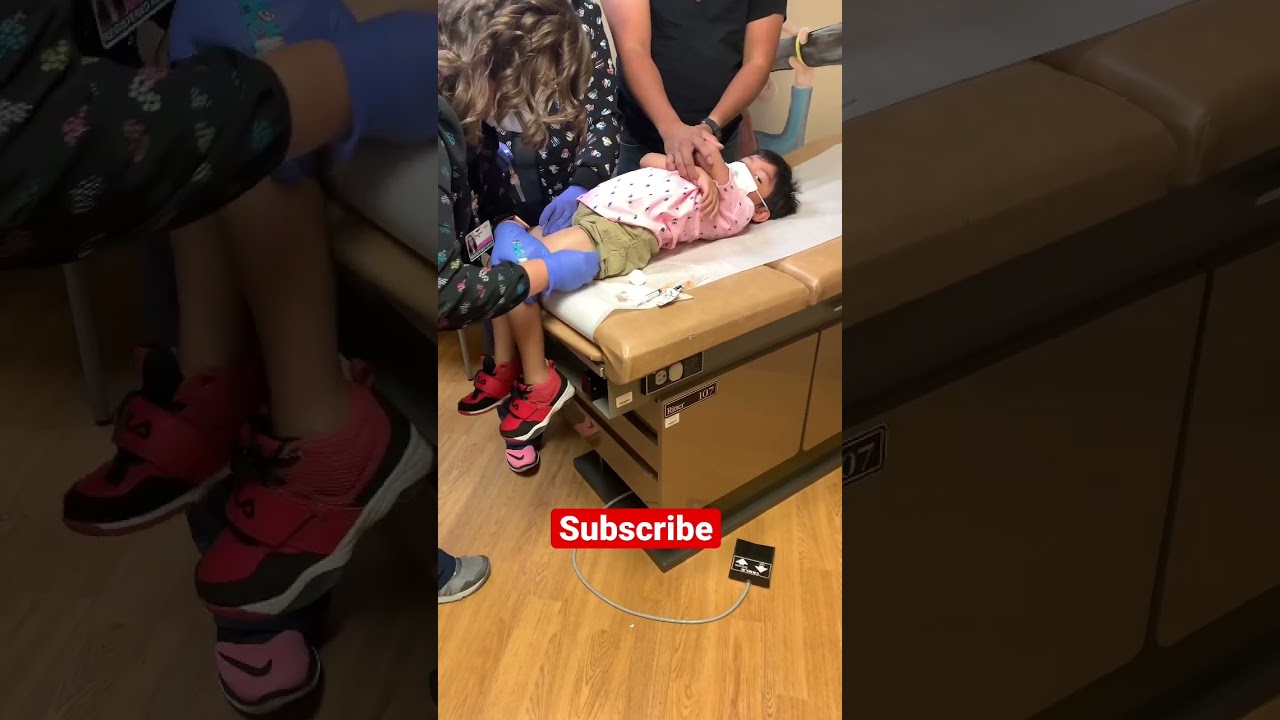 Super brave 5 years old, don’t even cry after getting four vaccines shots.