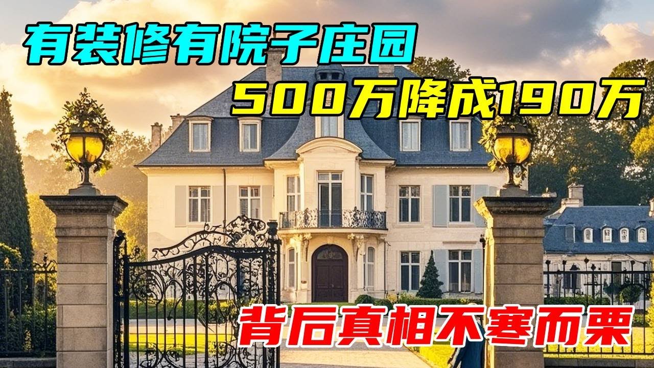 500万别墅降成190万，有装修有院子！背后真相不寒而栗！#中国北京#中国内地#大陆房价#大陆别墅#北京别墅#大陆房子#北京房价
