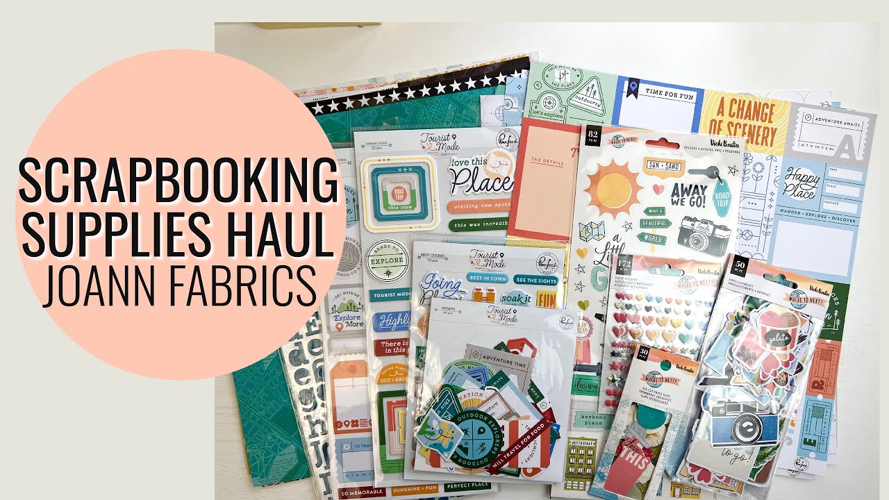 Summer scrapbooking supplies haul