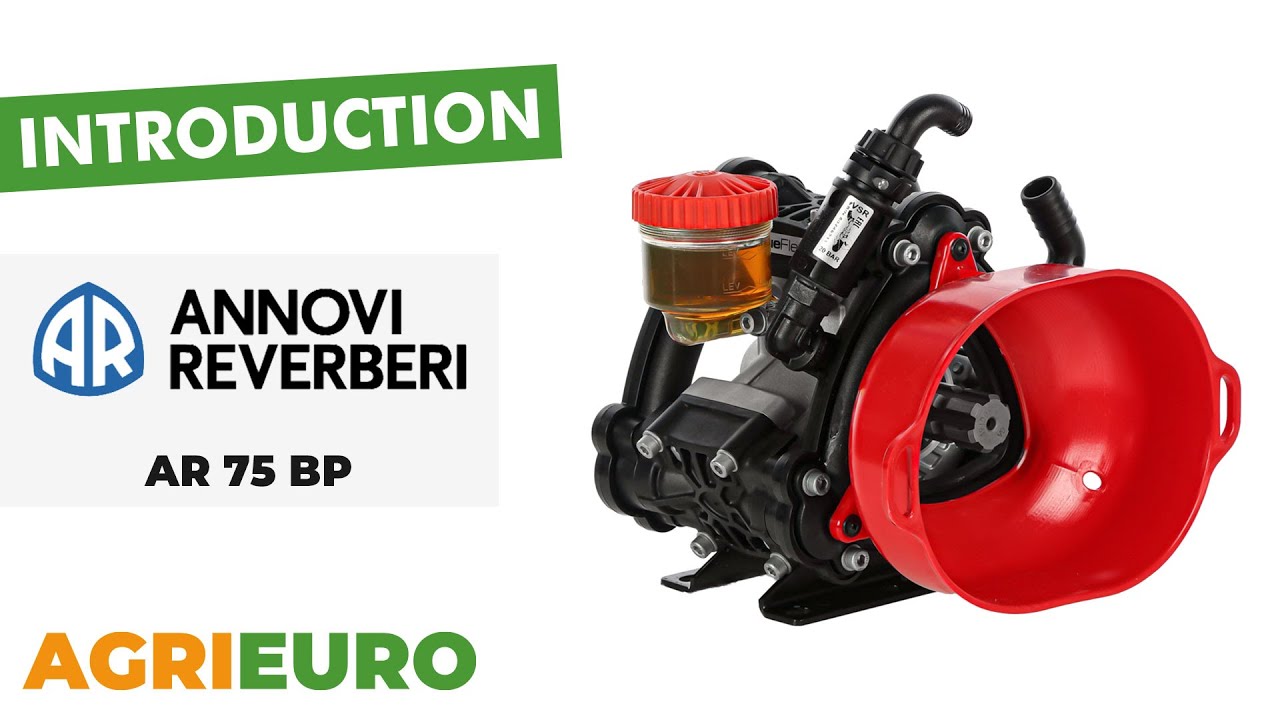 Annovi Reverberi AR 75 BP - Tractor-mounted weed control pump - Presentation