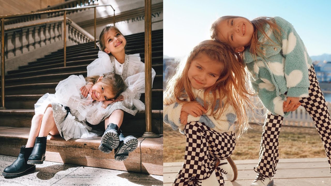 TAYTUM AND OAKLEY 5 YEAR OLD ADORABLE TWINS - FASHION ICONS - KIDINFLUENCERS - BEAUTIFUL KIDS- STARS