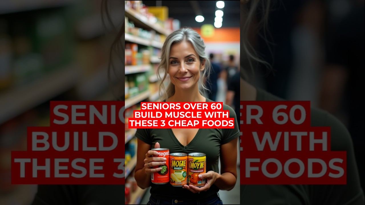 Seniors Over 50:Build Muscle with These 3 Cheap Foods(Science -Backed)|Senior Health 