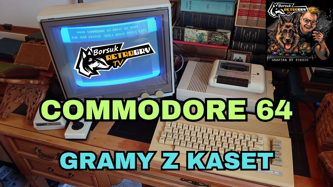 Borsuk Retro Gry TV: COMMODORE 64 - Gramy z Kaset #1