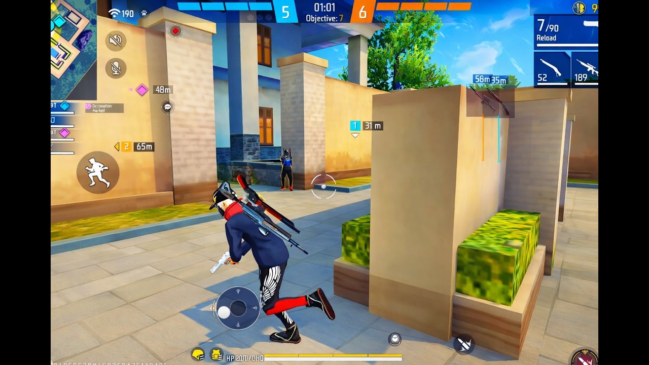 DOMINATION in 4v4 ROOM 👑#freefire