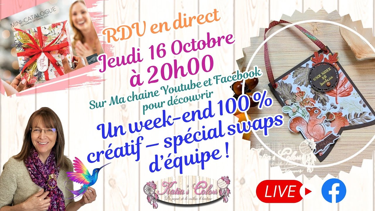 Live swap et week-end de notre équipe ptits papiers