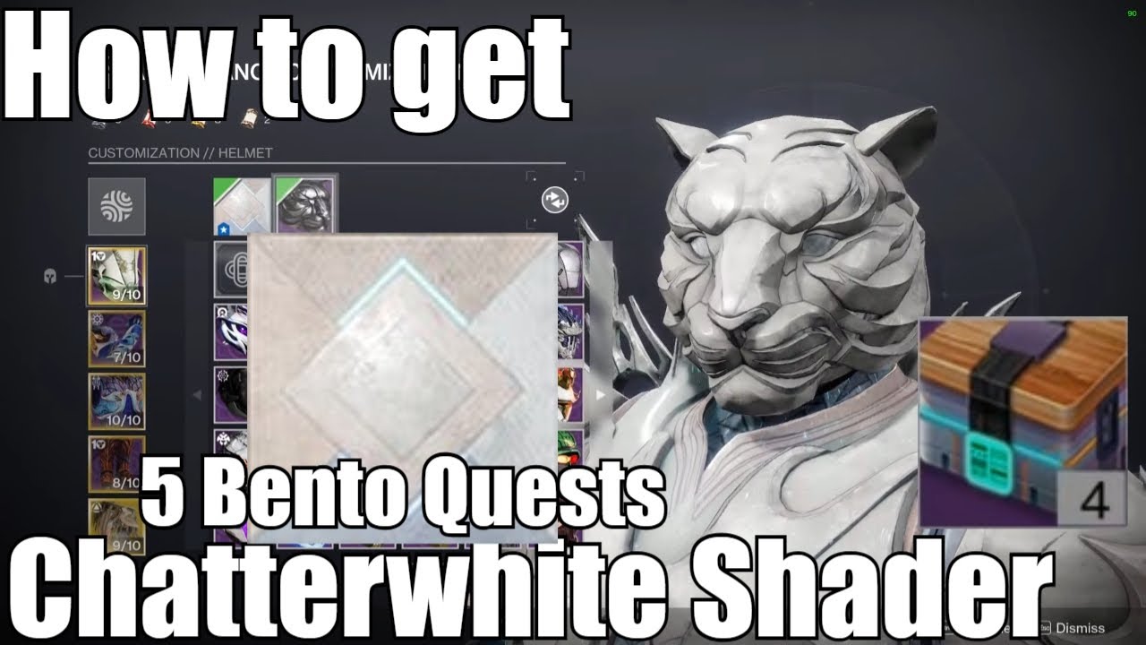 How to get the Chatterwhite Shader | 7 Bento Box Quests | Bento Token Rewards | 1 WEEK LEFT