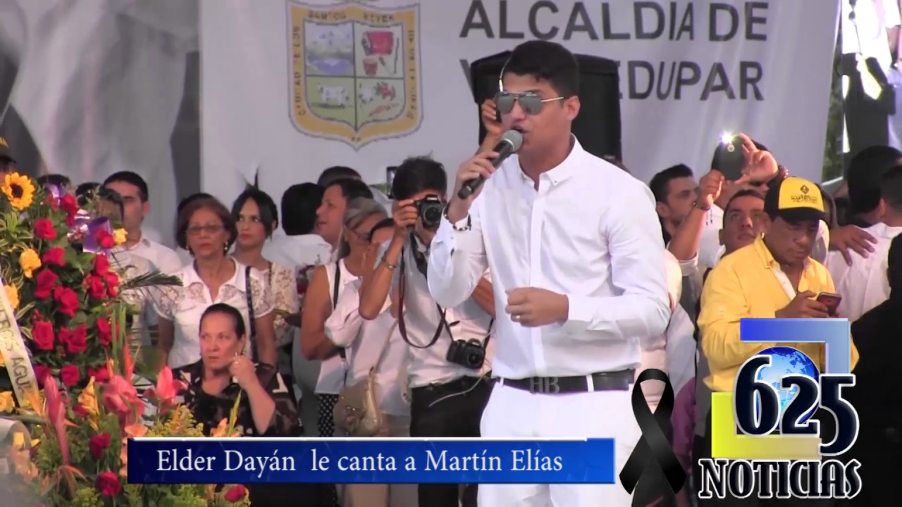 Elder Dayán le canta a su  hermano  Martín Elías