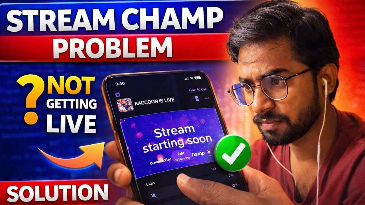 Stream Champ Problem &ndash; Not Getting Live? Complete Solution 🔴📱| #youtubefeed #howto 