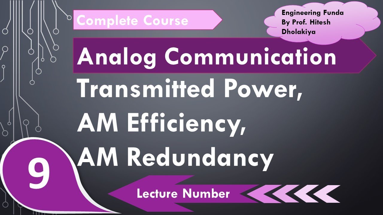 AM signal Transmitted Power | Amplitude Modulation Efficiency | Redundancy of Amplitude Modulation