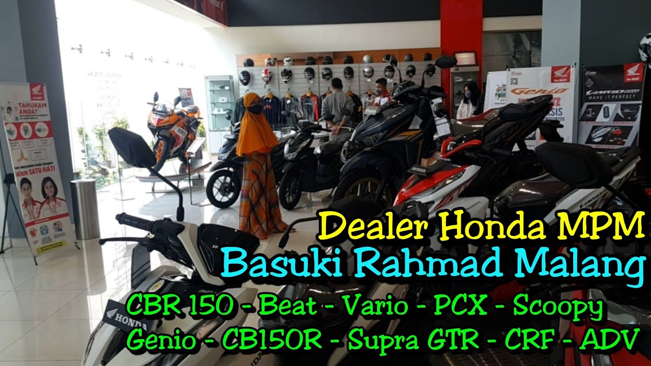 DEALER HONDA MPM BASUKI  RAHMAD MALANG - CBR150 REPSOL -  BEAT - VARIO - PCX - GENIO -CB150R -SCOOPY