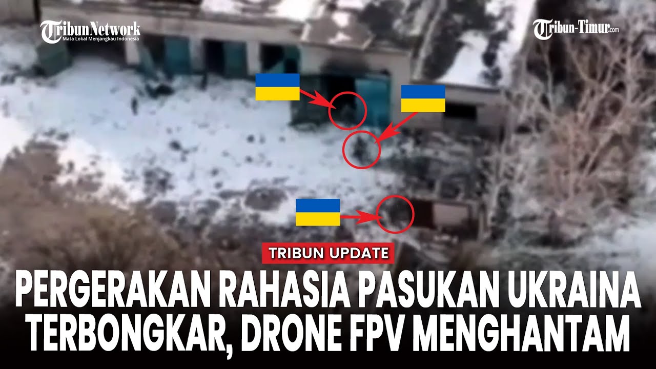 Pasukan Ukraina Terdeteksi di Bawah Tanah, Drone Langsung Meledak