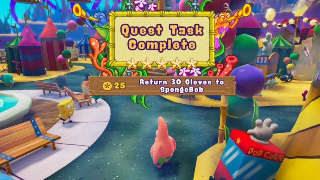 ИГРА ПАТРИКА СТАР – Руководство по получению трофеев и достижений в Glove World (все локации Glove)