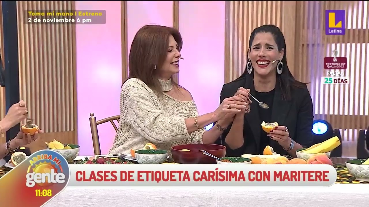 🔴📹 #ArribaMiGente | Clases de etiqueta carísima con Maritere.