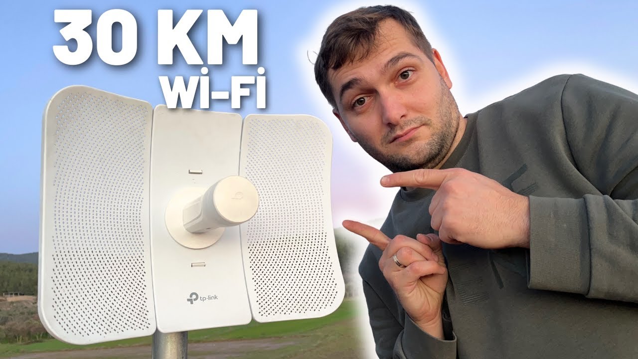 Как передать Wi-Fi на 30 км? Провел интернет на поле с помощью TP-Link CPE 710!