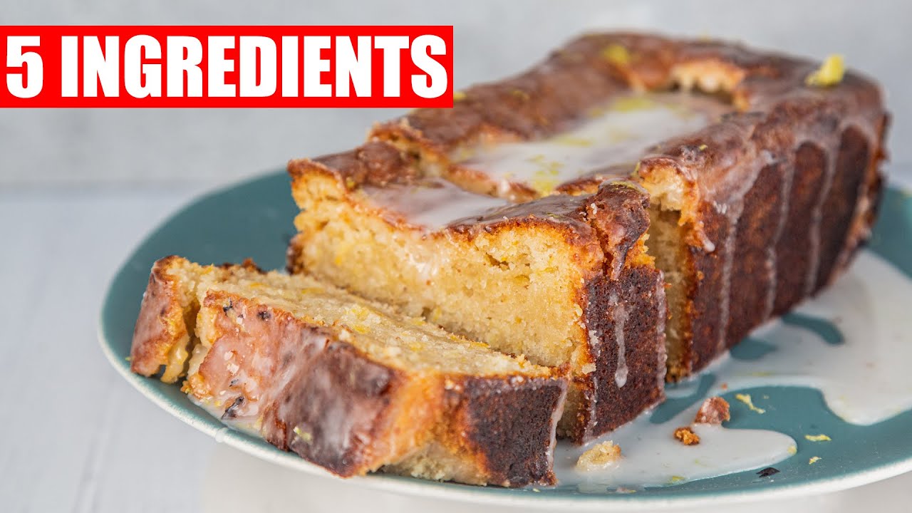 5 INGREDIENT LEMON DRIZZLE CAKE | VEGAN LOCK DOWN DESSERTS